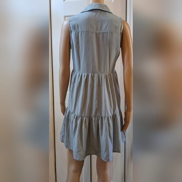 Pre-owned Bebop be you be free sleeveless gray dress size small, TC - Picture 3 of 3